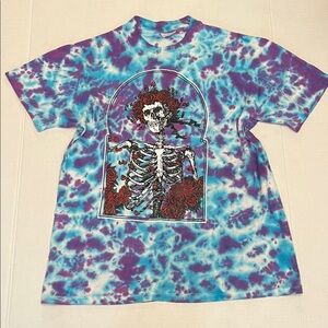 GRATEFUL DEAD 90’s VINTAGE TIE DYE TEE STEDMAN USA COTTON